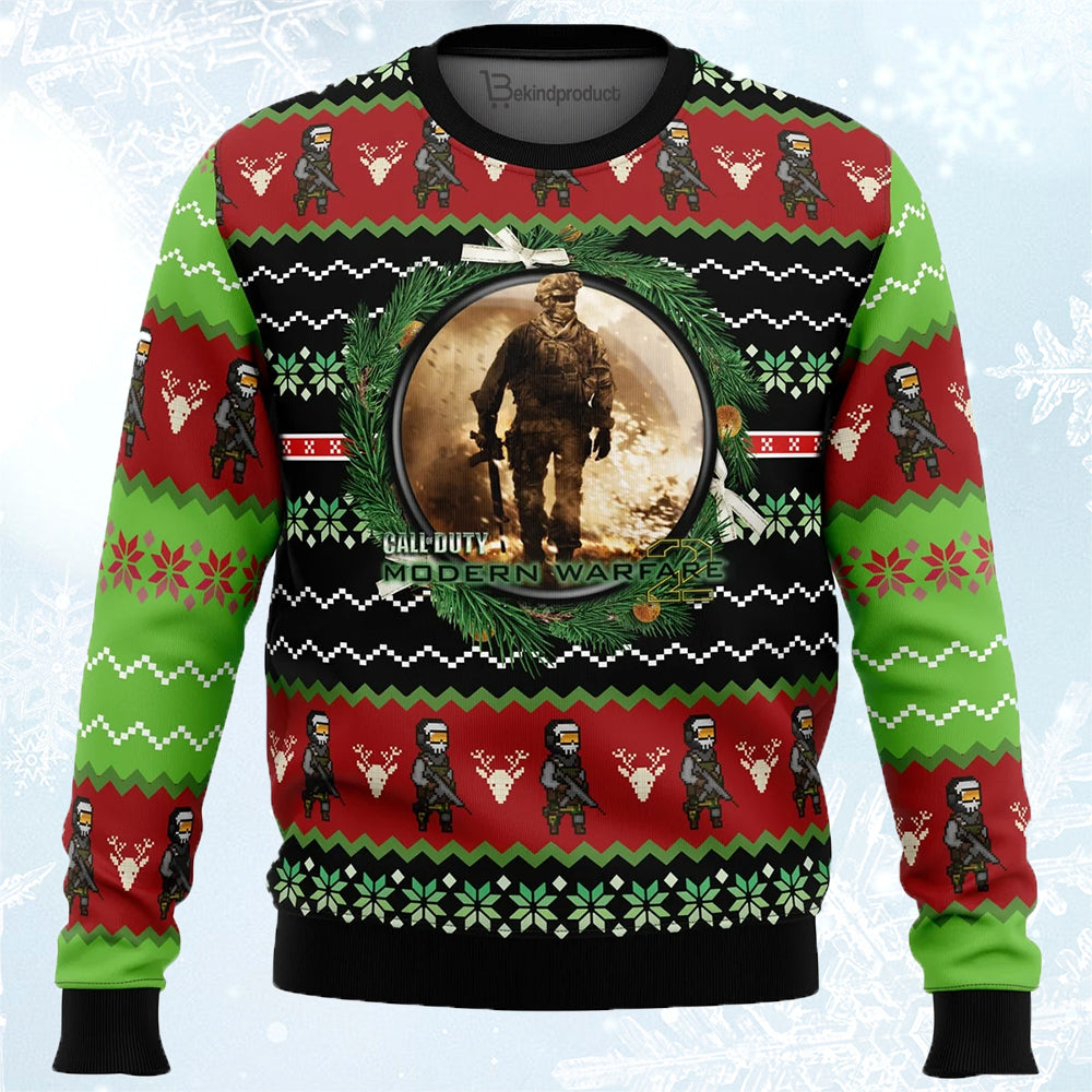 Call of Duty Ugly Christmas Sweater For Men & Women Christmas Gift Sweater PT789 - WeCustomit