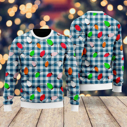 Christmas Is Lit Ugly Christmas Sweater For Men & Women Christmas Gift Sweater US1135 - WeCustomit