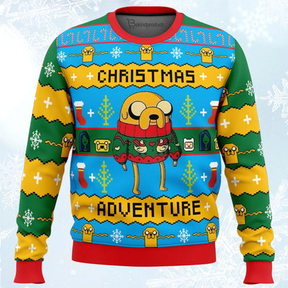 Christmas Adventure Time Ugly Christmas Sweater For Men & Women Christmas Gift Sweater BH356 - WeCustomit