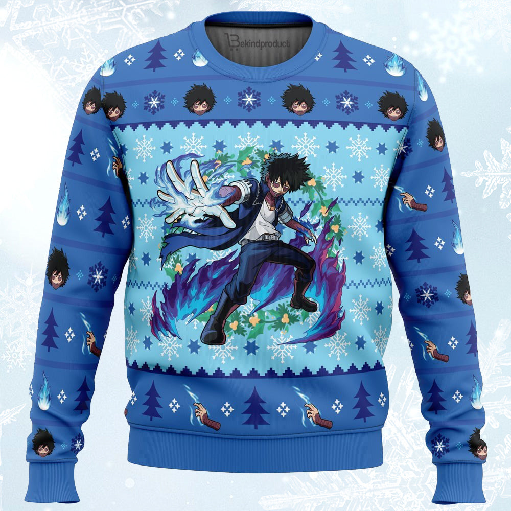 Christmas Dabi My Hero Academia Ugly Christmas Sweater For Men & Women Christmas Gift Sweater PT076 - WeCustomit