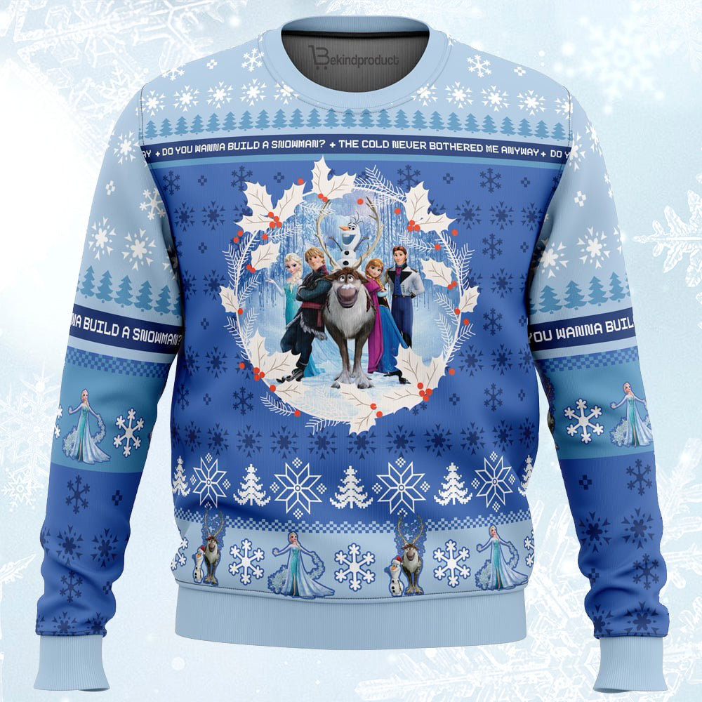 Christmas Frozen Ugly Christmas Sweater For Men & Women Christmas Gift Sweater PT329 - WeCustomit