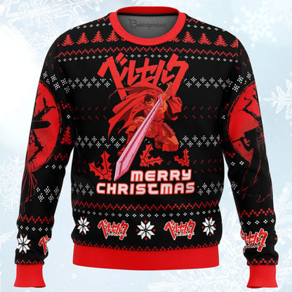 Christmas Red Guts Berzerk Ugly Christmas Sweater For Men & Women Christmas Gift Sweater BH469 - WeCustomit