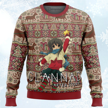 Clannad Alt Ugly Christmas Sweater For Men & Women Christmas Gift Sweater PT169 - WeCustomit