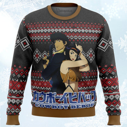 Cowboy Bebop Alt Ugly Christmas Sweater For Men & Women Christmas Gift Sweater BH349 - WeCustomit