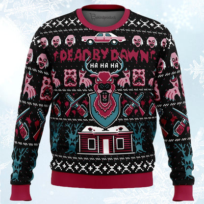 Dead By Dawn Evil Dead Ugly Christmas Sweater For Men & Women Christmas Gift Sweater PT755 - WeCustomit