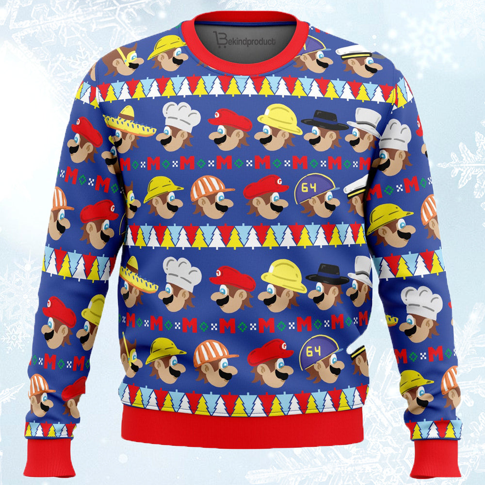 Do The Odyssey Super Mario Bros. Ugly Christmas Sweater For Men & Women Christmas Gift Sweater BH512 - WeCustomit