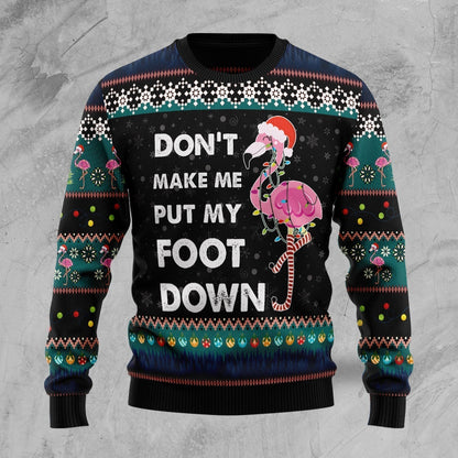 Flamingo Ugly Christmas Sweater For Men & Women Christmas Gift Sweater US1702 - WeCustomit
