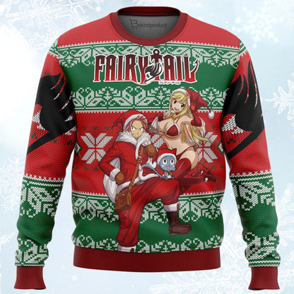 Fairy Tail Ugly Christmas Sweater For Men & Women Christmas Gift Sweater BH347 - WeCustomit