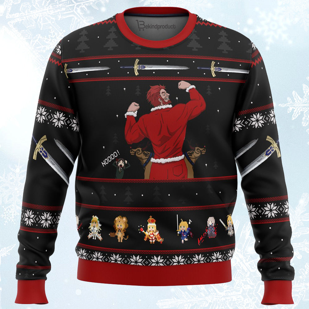Fate Zero Rider Iskander Waver Ugly Christmas Sweater For Men & Women Christmas Gift Sweater PT271 - WeCustomit