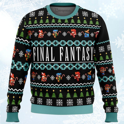 Final Fantasy Ugly Christmas Sweater For Men & Women Christmas Gift Sweater BH270 - WeCustomit