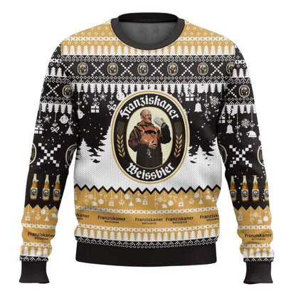 Franziskaner Weissbier Christmas Ugly Sweater - WeCustomit