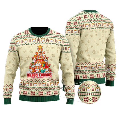 Funny Dog Ugly Christmas Sweater For Men & Women Christmas Gift Sweater US1329 - WeCustomit
