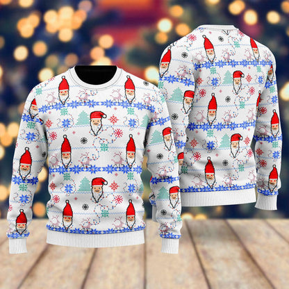 Funny Santa Is Coming Ugly Christmas Sweater For Men & Women Christmas Gift Sweater US1974 - WeCustomit