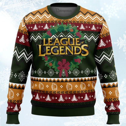 Game on Christmas League of Legends Ugly Christmas Sweater For Men & Women Christmas Gift Sweater BH385 - WeCustomit