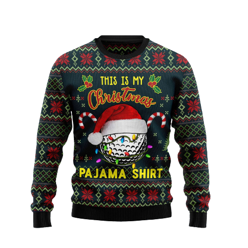 Golf Pajama Ugly Christmas Sweater For Men & Women Christmas Gift Sweater US1295 - WeCustomit