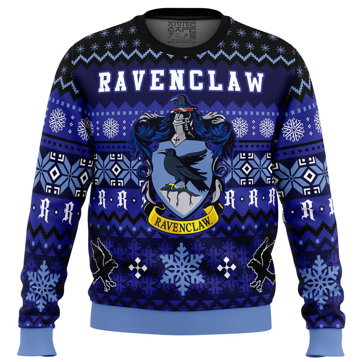 Hogwarts House Ravenclaw Symbol Ugly Christmas Sweater For Men & Women Christmas Gift Sweater US4200 - WeCustomit