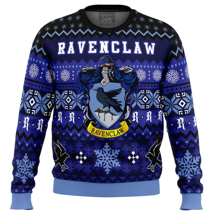Hogwarts House Ravenclaw Symbol Ugly Christmas Sweater For Men & Women Christmas Gift Sweater US4200 - WeCustomit