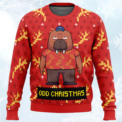 Odd Christmas Ugly Christmas Sweater For Men & Women Christmas Gift Sweater PT844 - WeCustomit