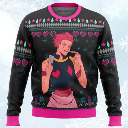 Hisoka Hunter X Hunter Ugly Christmas Sweater For Men & Women Christmas Gift Sweater BH179 - WeCustomit
