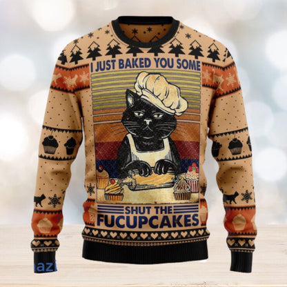 Shut The Fucupcakes Ugly Christmas Sweater For Men & Women Christmas Gift Sweater US3454 - WeCustomit