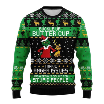 Grinch Max Funny Xmas Holiday Christmas Ugly Christmas Sweater For Men & Women Christmas Gift Thanksgiving Sweater US4321 - WeCustomit