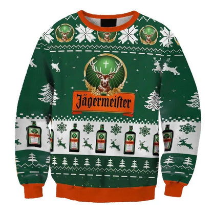 Jagermeister Christmas Ugly Sweater - WeCustomit