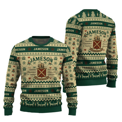 Jameson Snowing Christmas Ugly Sweater - WeCustomit