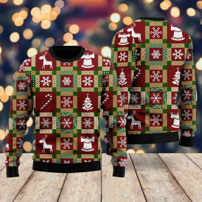 Jingle Bell Merry Christmas Ugly Christmas Sweater For Men & Women Christmas Gift Sweater US1380 - WeCustomit