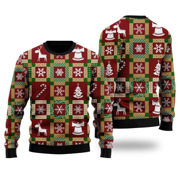 Jingle Bell Merry Christmas Ugly Christmas Sweater For Men & Women Christmas Gift Sweater US1380 - WeCustomit