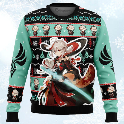 Kazuha Genshin Impact Ugly Christmas Sweater For Men & Women Christmas Gift Sweater BH502 - WeCustomit