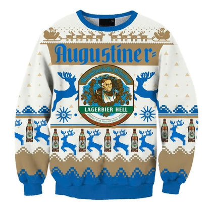 Langerbier Hell Christmas Reindeer Ugly Sweater - WeCustomit