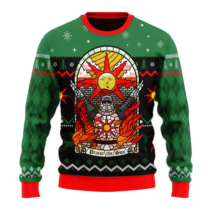 Praise The Sun Ugly Christmas Sweater For Men & Women Christmas Gift Sweater PT2020 - WeCustomit