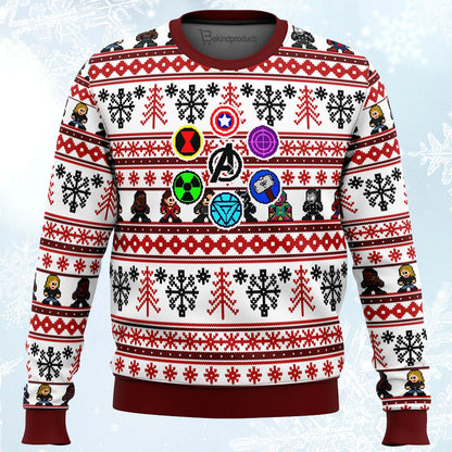 Retro Christmas Ugly Christmas Sweater For Men & Women Christmas Gift Sweater PT256 - WeCustomit