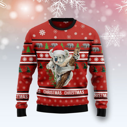 Merry Christmas Koala Ugly Christmas Sweater For Men & Women Christmas Gift Sweater US3360 - WeCustomit