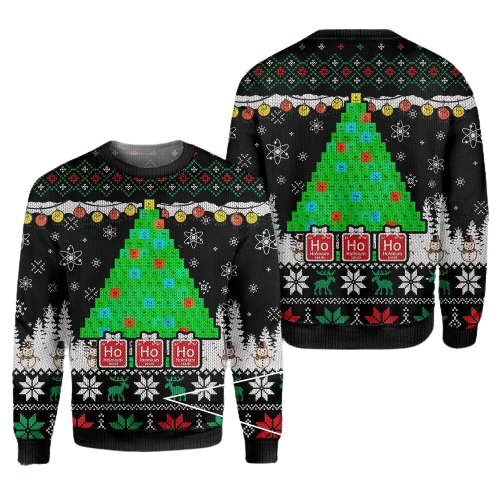 Merry Christmas Science Lovers Ugly Christmas Sweater For Men & Women Christmas Gift Sweater US1460 - WeCustomit