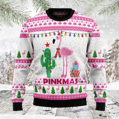 Merry Pinkmas Ugly Christmas Sweater For Men & Women Christmas Gift Sweater US1278 - WeCustomit