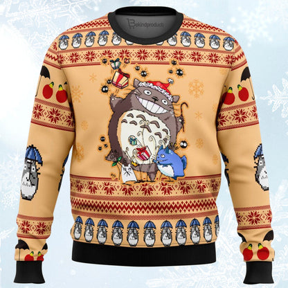 My Neighbor Totoro Alt Ugly Christmas Sweater For Men & Women Christmas Gift Sweater BH451 - WeCustomit