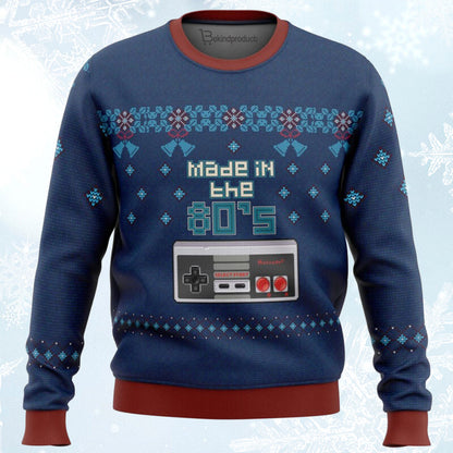 Nintendo made in the 80s Ugly Christmas Sweater For Men & Women Christmas Gift Sweater BH331 - WeCustomit