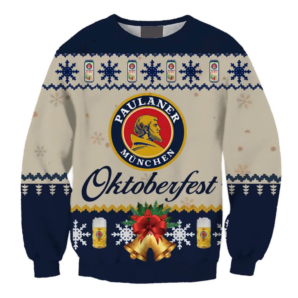 Okroberfest Christmas Jingle Bell Ugly Sweater - WeCustomit