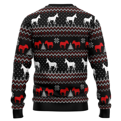 Donkeys Merry Kissmyass Ugly Christmas Sweater For Men & Women Christmas Gift Sweater US3184 - WeCustomit
