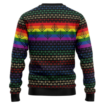 LGBT Rainbow Ugly Sweater For Men & Women Christmas Gift Sweater US3015 - WeCustomit