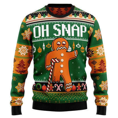 Oh Snap Ugly Christmas Sweater For Men & Women Christmas Gift Sweater US1534 - WeCustomit
