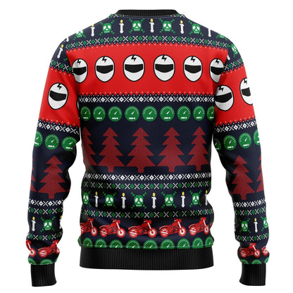 Motorbike Braaap Ugly Christmas Sweater For Men & Women Christmas Gift Sweater US3013 - WeCustomit