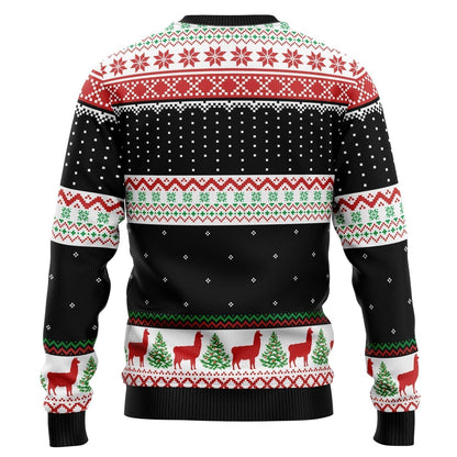 Llama Hit That Ugly Christmas Sweater For Men & Women Christmas Gift Sweater US3179 - WeCustomit