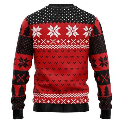 Christmas Bite Me Ugly Christmas Sweater For Men & Women Christmas Gift Sweater US3211 - WeCustomit