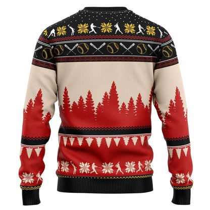 Christmas Time For Baseball Ugly Christmas Sweater For Men & Women Christmas Gift Sweater US3512 - WeCustomit