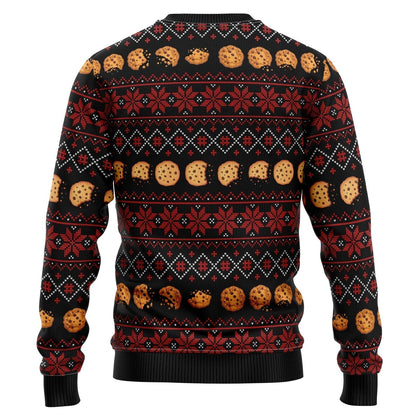 Just Here For The Cookies Ugly Christmas Sweater For Men & Women Christmas Gift Sweater US3530 - WeCustomit