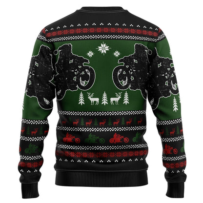 Santa Born To Ride Ugly Christmas Sweater For Men & Women Christmas Gift Sweater US3513 - WeCustomit