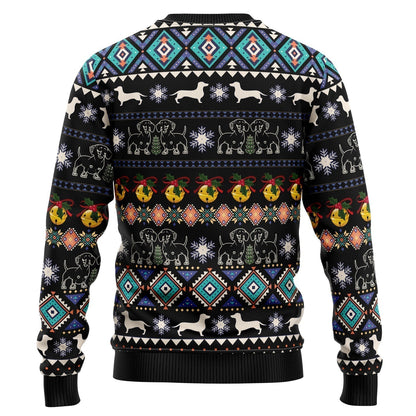 Dog Group Christmas Tree Ugly Christmas Sweater For Men & Women Christmas Gift Sweater US3543 - WeCustomit