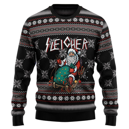 Santa Sleigher Ugly Christmas Sweater For Men & Women Christmas Gift Sweater US3012 - WeCustomit